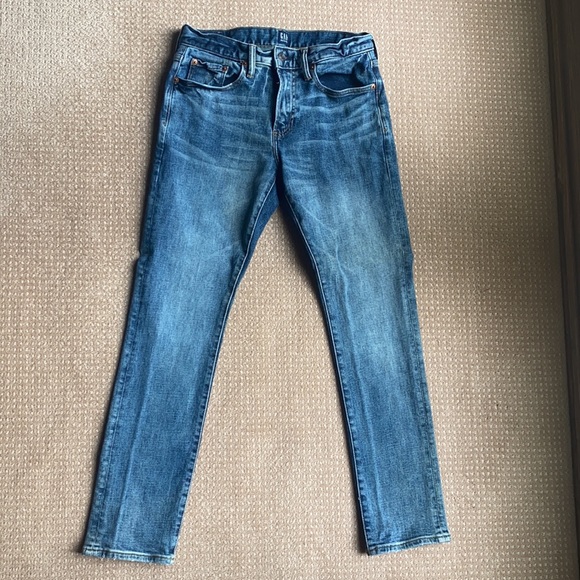 GAP Slim Taper Jeans GapFlex Size 28X30 - Picture 5 of 6